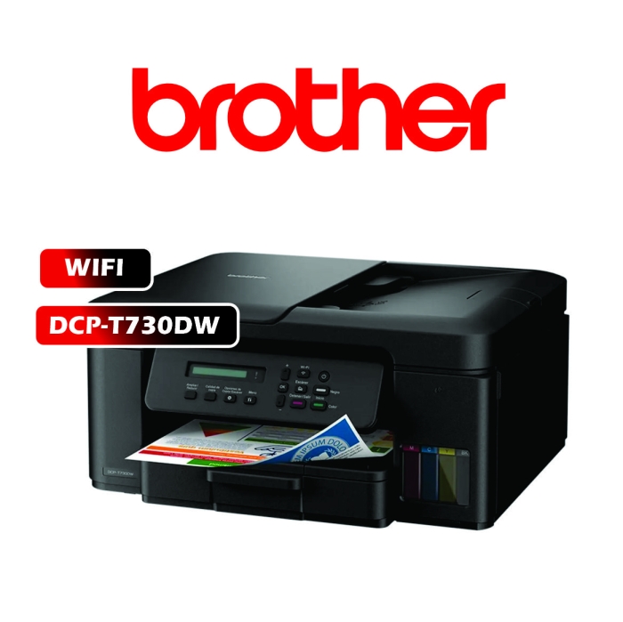 IMPRESORA BROTHER DCP-T730DW MULTIFUNCIONAL SIST. COMTINUO WIFI