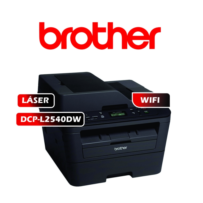 IMPRESORA BROTHER LASER DCP-L2540DW MULTIFUNCIONAL/DUPLEX/WIFI