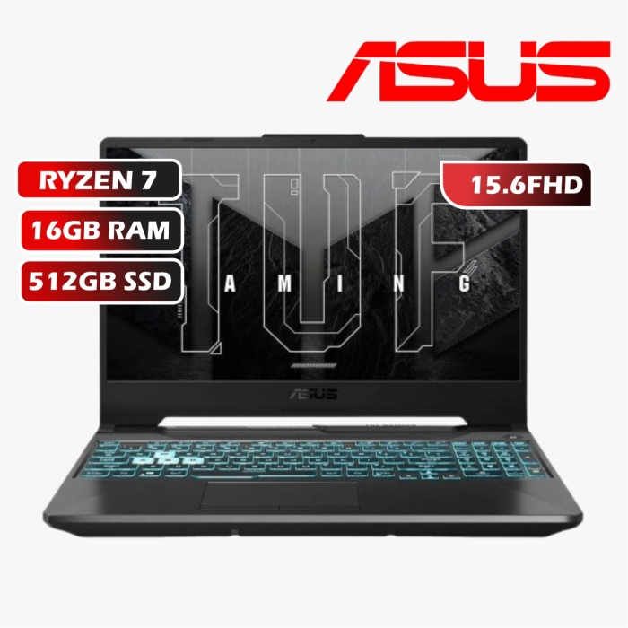 LAPTOP ASUS TUF F16 FX607VJ-RL016 CORE ULTRA I5-210H/8GB RAM/512GB SSD/RTX3050 6GB/16FHD/FREEDOS