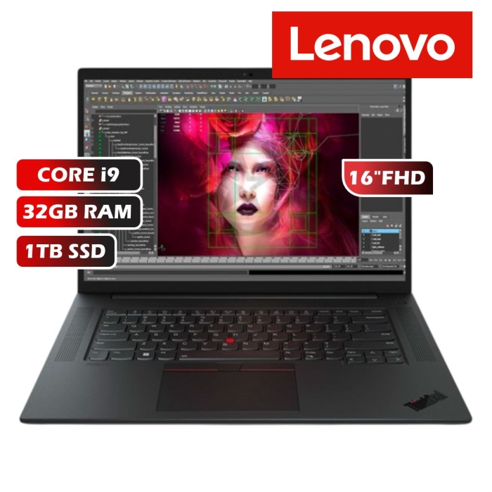 LAPTOP LENOVO THINKPAD P1 GEN 6 CORE I9-13900H/32GB RAM/1TB SSD/RTX A2000/16.0FHD/WIN 11