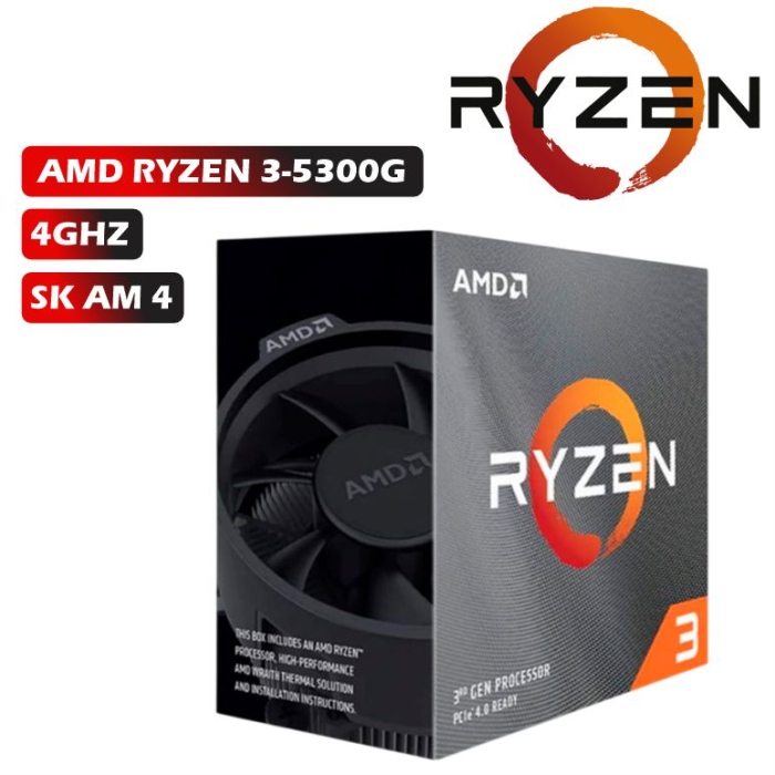 PROCESADOR AMD RYZEN 3-5300G 4GHz SK AM4