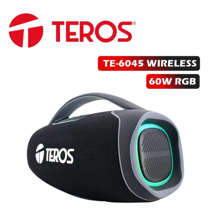 PARLANTE TEROS TE-6045 WIRELESS 60W RGB